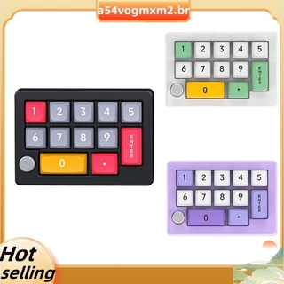 13 Teclado Macro Programável De Chave Mecânico Totalmente Quente Trocável 7 De Jogo Leve RGB Colorido