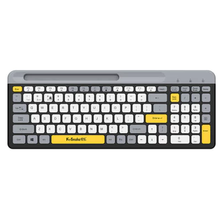 100 Chaves Teclado Bluetooth Sem Fio Conexão De Modo Duplo Para Telefones Celulares Computadores Portáteis