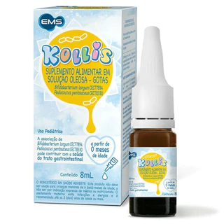 Kollis Gotas 8ml Suplemento Para Cólicas Bebê - EMS