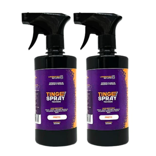 Kit 2 Tinta de Tecidos Roupas e Sofá - Tingespray Borrifador 500ml