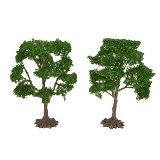 Venda Modelos De 10cm De Cenários De Wargame Ferroviário 2pcs 3.94'Árvores Decorativas