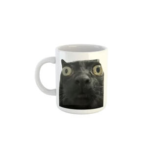 Caneca Gato Assustado Meme