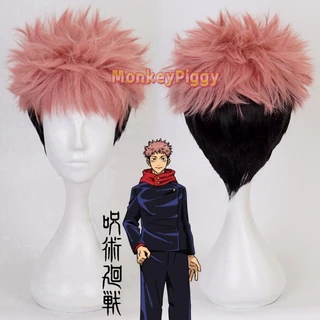Jujutsu Kaisen Peruca Cosplay Yuji Resistente Ao Calor Cabelo Sintético Halloween Anime Festa Perucas