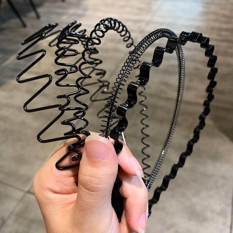 Kit com 3 Faixas de Cabelo Esportivas Invisíveis: Elásticas e Antiderrapantes Unissex