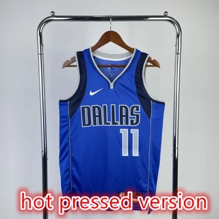 N-BA jersey Versão Prensada A Quente Dallas Mavericks # 11 Camisa De Basquete Irving 2023