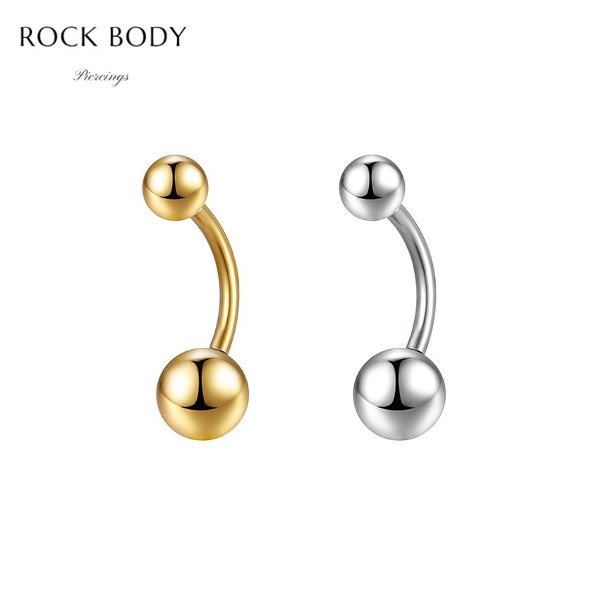 Rock Body Piercing Banana Aço Cirúrgico