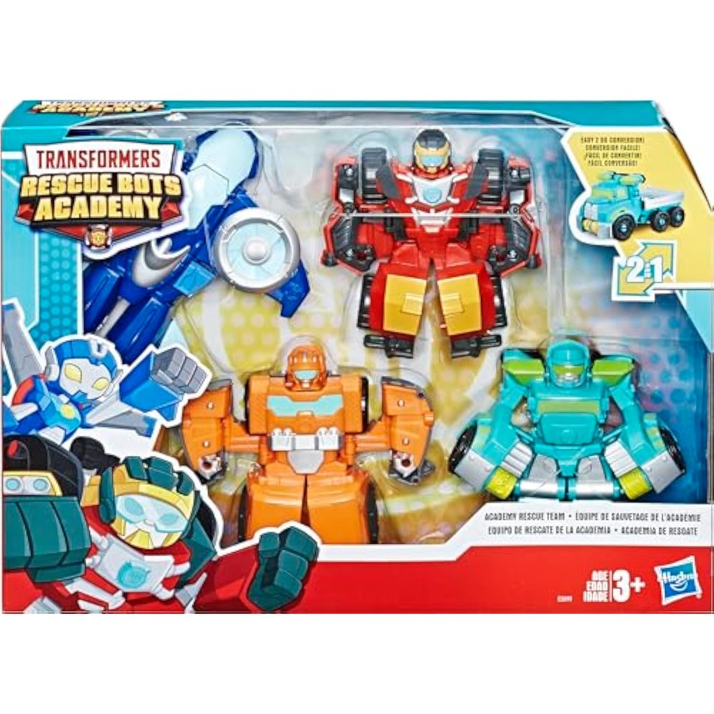 Playskool Heroes Transformers Rescue Bots Academy Team Pack , 4 Figuras ...