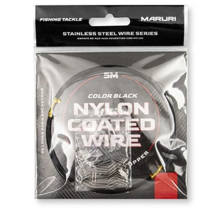Cabo de Aço Color Black 20lb 5m - Maruri em Oferta na Shopee