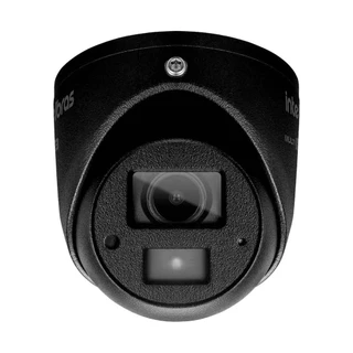 Câmera Dome Intelbras Mini Case Black VHD 3220 D 20 Metros Infra com Microfone Embutido Multi HD 2 MP Full HD 1080p