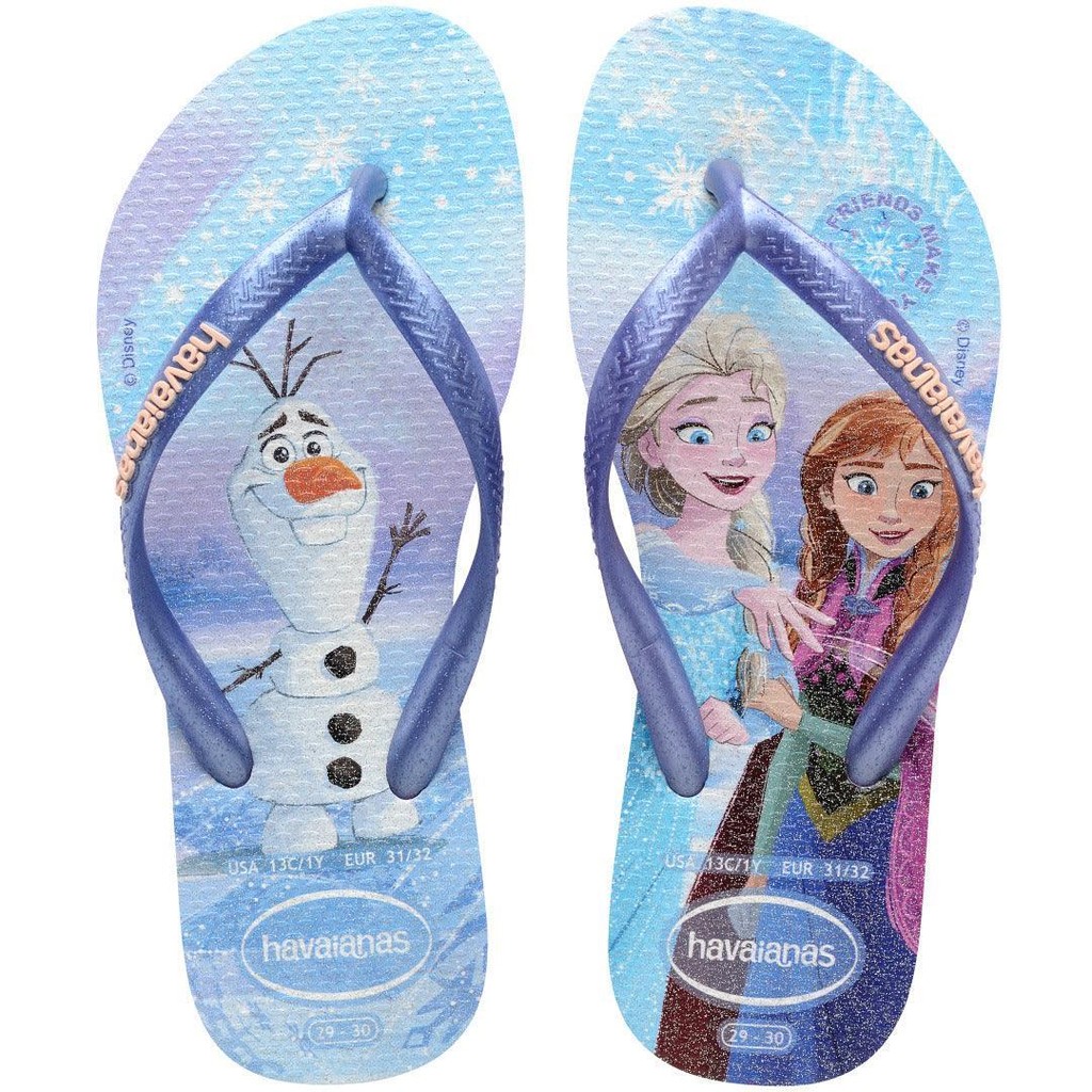 Chinelo Havaianas Infantil Slim Princess Aurora Meninas Shopee
