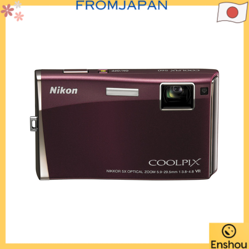 USED]Do Japão [Usado] Câmera digital Nikon COOLPIX S60 Bordeaux