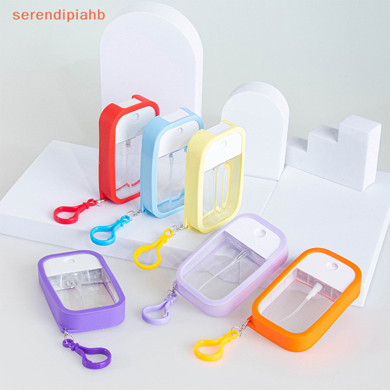 [serendipiahb] Mini Frasco De 45ml De Cartão Sanitizante Manual Frascos Refiláveis Prensa De Garrafas Sub-Portátil Ferramenta Cosmética