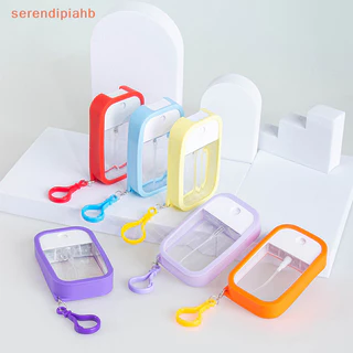 [serendipiahb] Mini Frasco De 45ml De Cartão Sanitizante Manual Frascos Refiláveis Prensa De Garrafas Sub-Portátil Ferramenta Cosmética