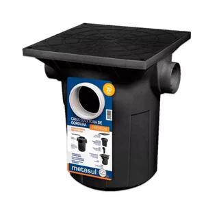 Caixa De Gordura Grande 41,2L Premium Preta Metasul