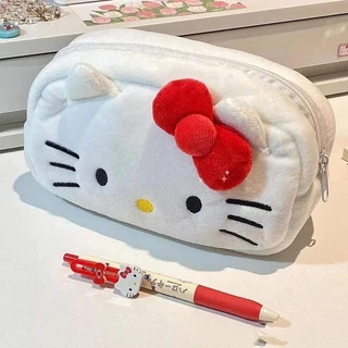 Lápis De Pelúcia Kawaii Saco De Estojo De Para Meninas Caixa Desenho Animado Material Escolar Artigos De Papelaria