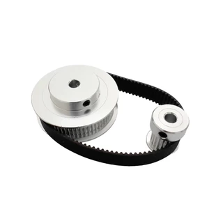 Kit Redução Gt2 3:1 15mm 20/60 Dentes F 6,35mm Correia 610mm