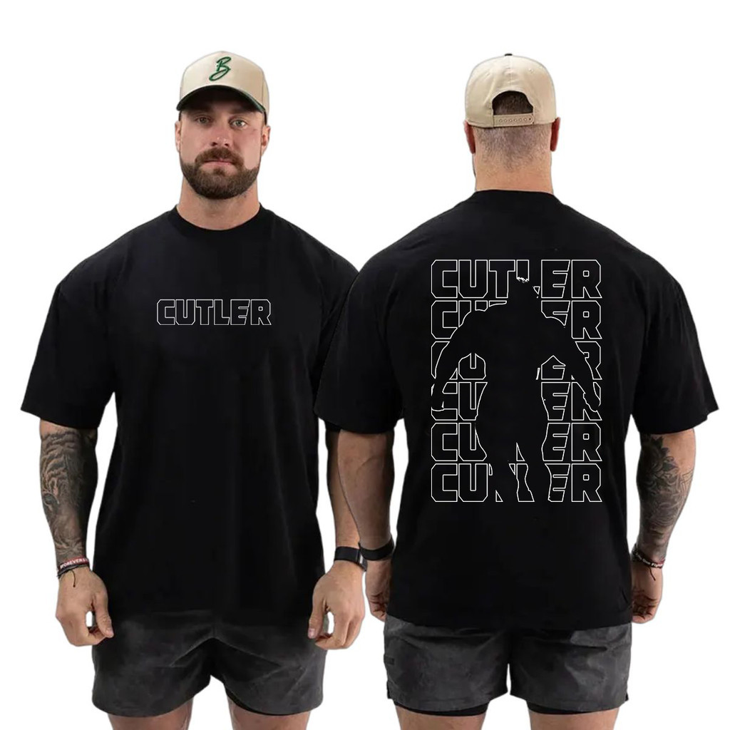 Camiseta Oversized Jay Cutler Larga Mr Olympia Fisiculturista 100% Algodão Alta Qualidade