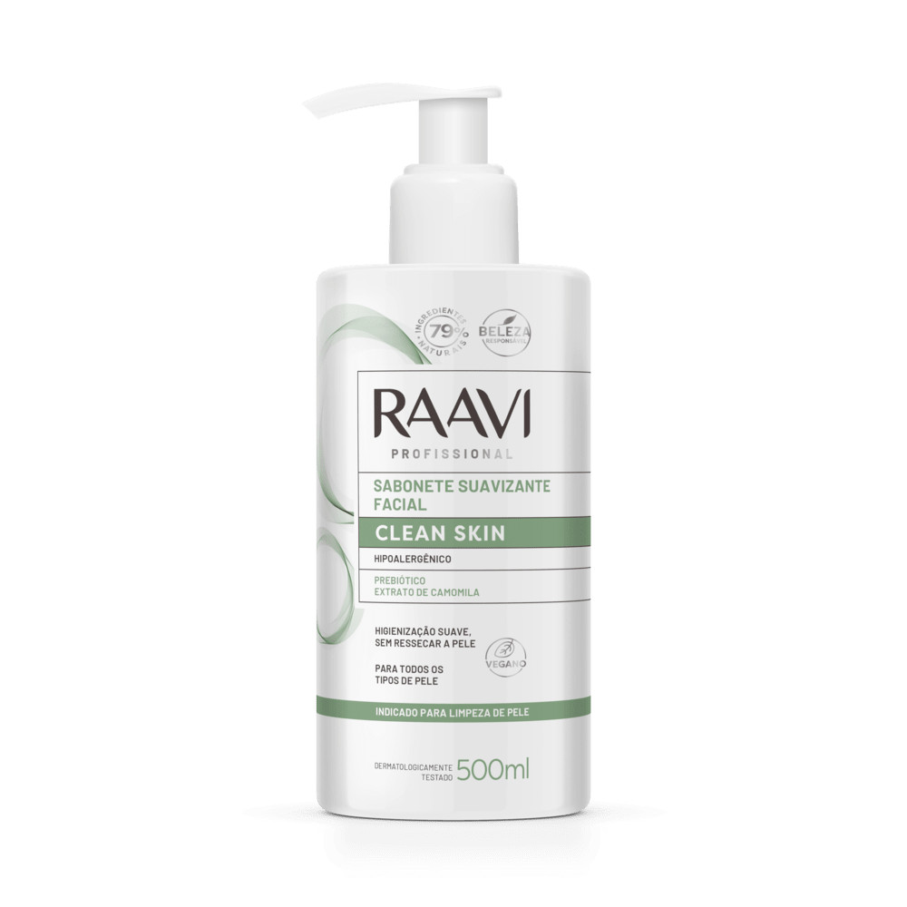 Imagem do produto Sabonete Suavizante Facial 500ml Raavi