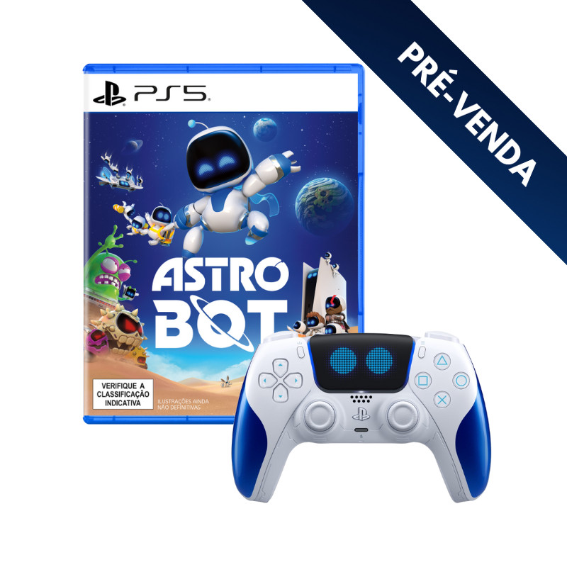 Controle Playstation 5 Sem Fio DualSense e Jogo Astro Bot Edição Limitada