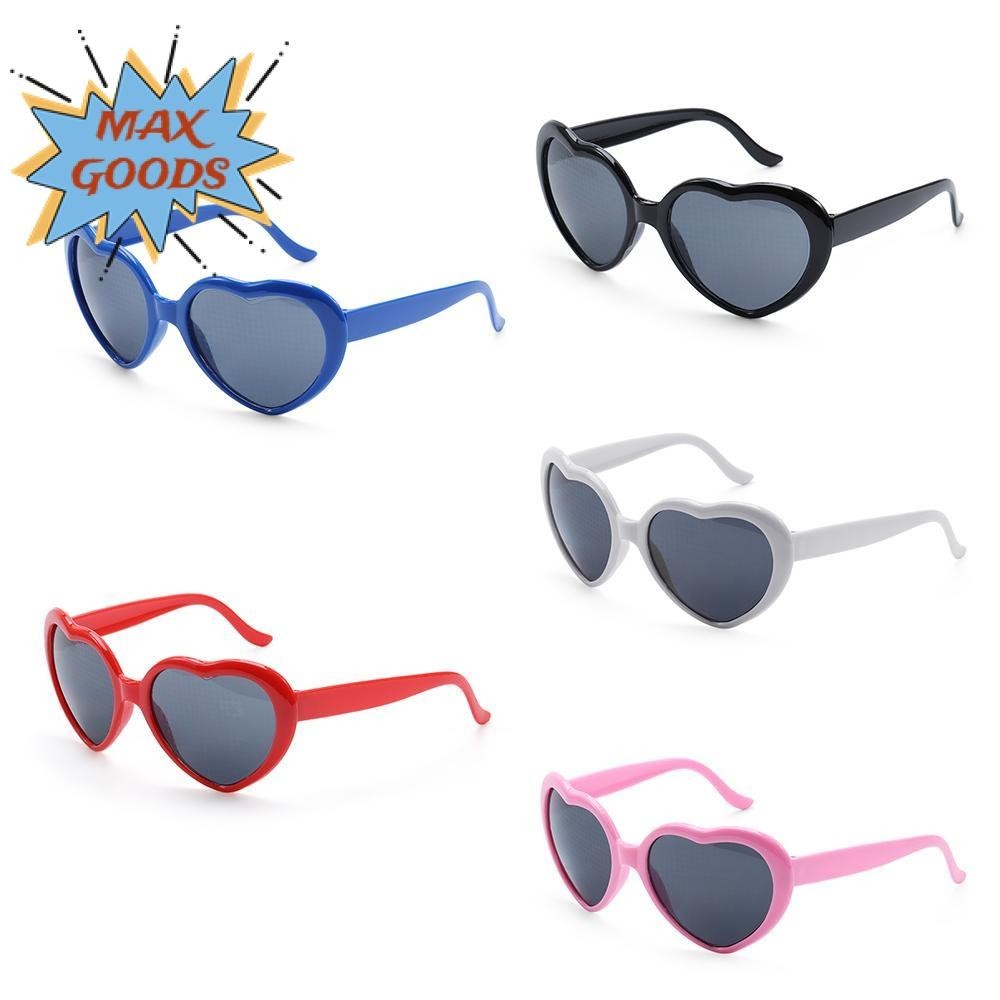 MAX Óculos De Efeito Especial Quente Luzes De Moda Torne-Se Imagem De Amor Difração Coração Novos Longa Duração Em Forma De