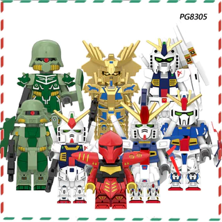 Blocos De Construção Gundam Para Minifiguras Infantis Montagem De Brinquedos Modelo Boneca