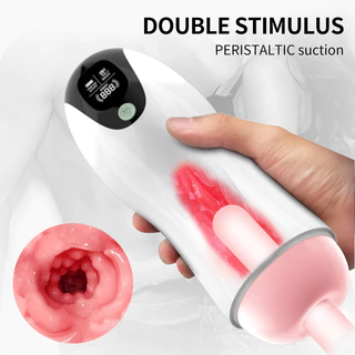 Copa Automática De Masturbadores Masculinos Com 8 Vibrações 3D Realistas Pocket Pussy Sex Toys for Men