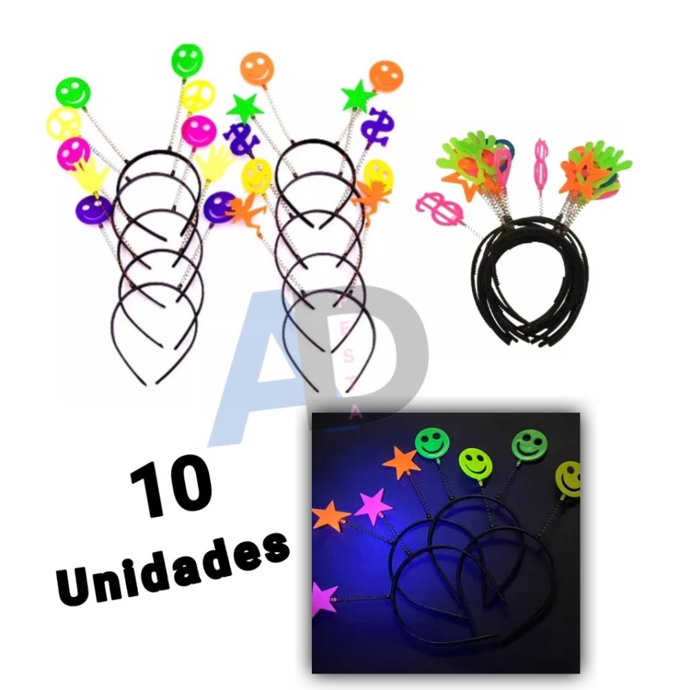 Tiaras Coloridas Sortidas 10un,20un,30u, Festa, Balada, aniversário, casamento, formatura, confraternização, carnaval