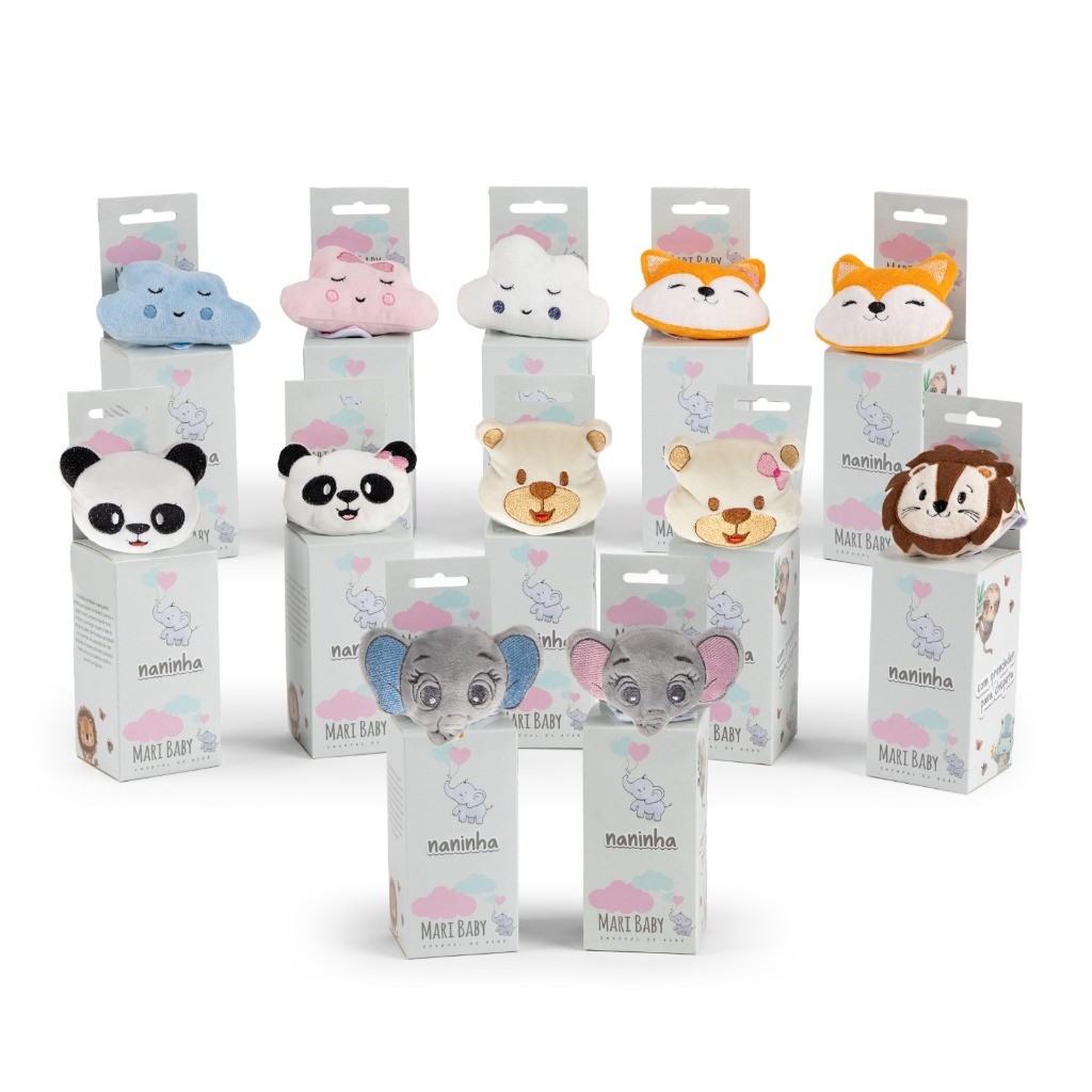 Naninha Para Bebê Bichinhos Pano De Boca Com Prendedor de Chupeta várias opção de bichinhos
