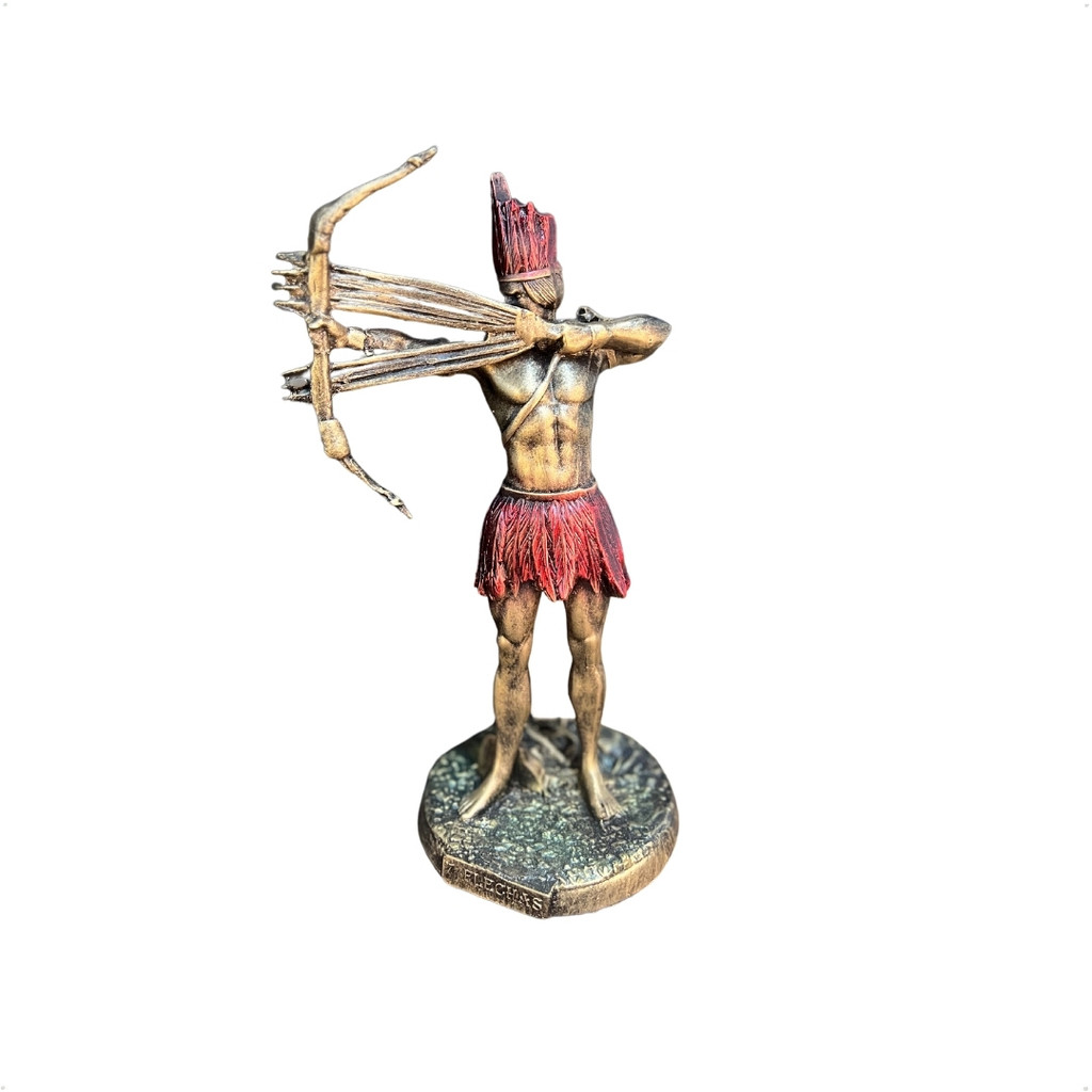 Imagem Caboclo 7 Flechas (D) 27cm Resina - Umbanda