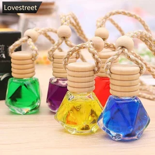 Love 7ml Garrafas Suspensas Para Carro Perfume Aromaterapia Recarregável Ambientador Difusor Garrafa De Fragrância De Óleo Veículo Auto Pingente H5T3