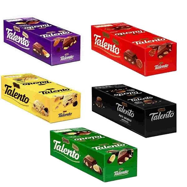 Chocolate Talento 15x25gr | Shopee Brasil
