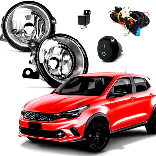 Kit Farol Auxiliar Milha Argo 2017 2018 2019 2020 2021 2022 Botao Tic Tac