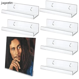 [jageekt] Prateleira Para Discos De Vinil Transparente Suporte Montagem Na Parede Álbum Acrílico Exibir Seu LP Diário Decoração De Casa BR