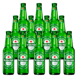 Cerveja Heineken Long Neck 330ml 12 Unidades