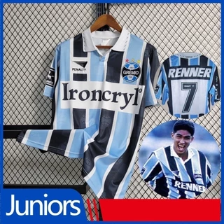 1997-98 Retro Grêmio I Nome Número Camisa De Futebol Personalizada JPVJ