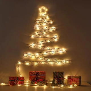 Fitas LED de Fio Pisca Pisca para Decorações Árvores de Natal E Festa Casamentos