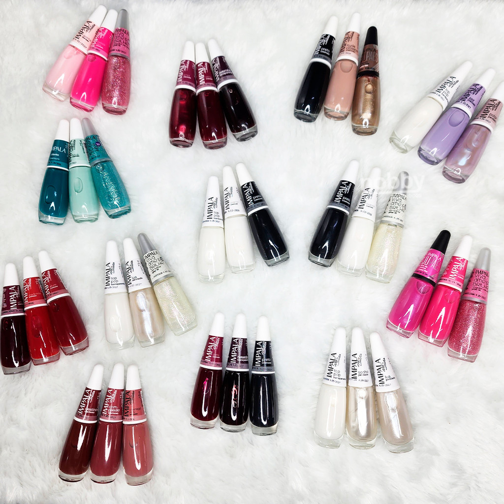 Kit 3 Esmaltes Impala Misturinha Combinação À Sua Escolha