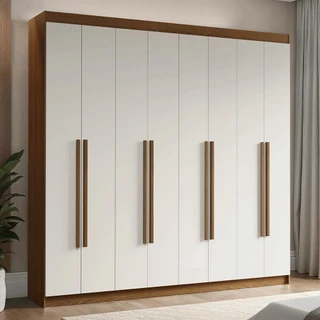 Guarda-Roupa Casal 8 Portas Batentes Venus Madesa R em Oferta na Shopee