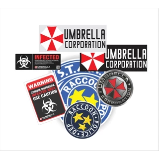 Adesivos Diversos Umbrella Corporation Resident Evil Biohazard
