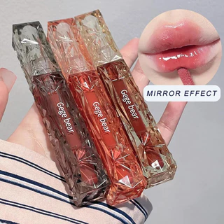 Gege Bear Crystal Mirror Water Lipgloss Hidratante E Ultra-Alto Brilho Brilhante Lip Tint Mais Cheio De Seus Lábios em Oferta na Shopee