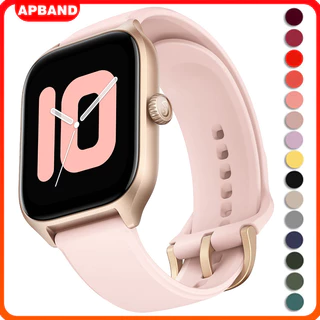 Pulseira Silicone 20mm 22mm Para Smartwatch Amazfit Bip 5/3 Pro U Pro/GTR MINI GTS 5 4/3 /Samsung Galaxy FE 7 6 5 4