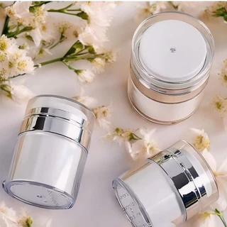 Kit 1/2/3 Frasco 15ML/30ML De Creme Gel Acrílico Pump Vazio Pressao Válvula Pote Unha Airless Zyoou em Oferta na Shopee