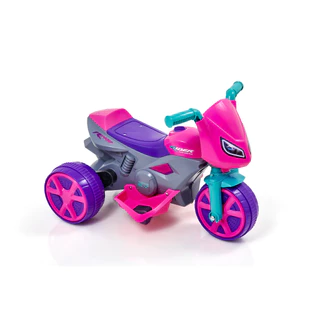 Triciclo Infanil Moto Rider Elétrica Usual Rosa em Oferta na Shopee