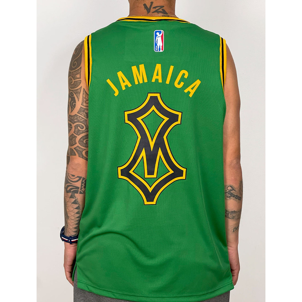Camiseta Regata de Basquete Tag Street Jamaica - Verde