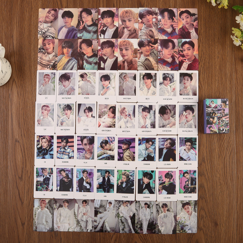 55pcs STRAY KIDS SKZ HOP Lomo Cartões ATE Perder My Breath Magic