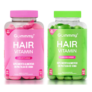 Gummy Hair Vitamin Original Tutti Frutti + Maça Verde