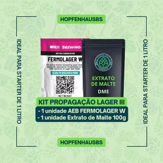 Kit Propagação Lager III (Levedura+Extrato de Malte)