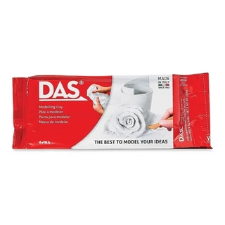 Massa de Modelar BRANCA Cerâmica Fria 500g - DAS - 387000