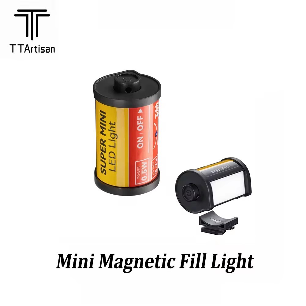 Mini Luz LED RGB Magnética TTArtisan Para Cámara - 5W, Portátil, Ideal Para Vlog, Fotografía Y Live