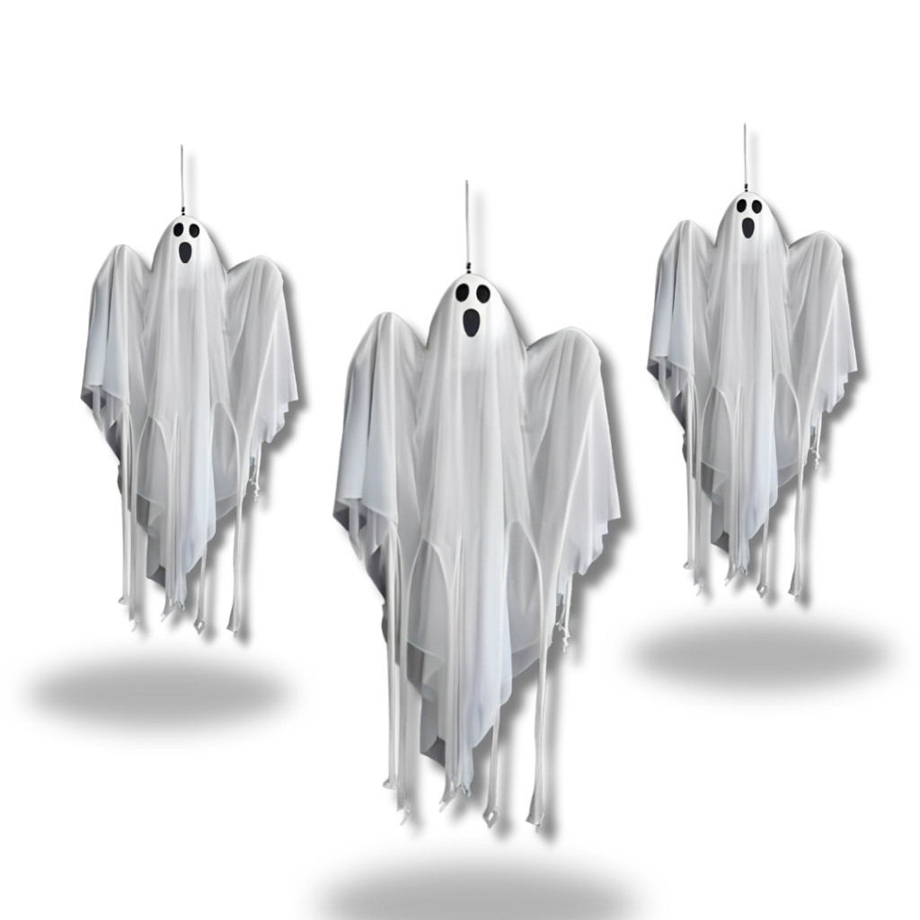 Fantasma dePendurar Decoração e Festa Halloween Noite das Bruxas Assustador e Horripilante